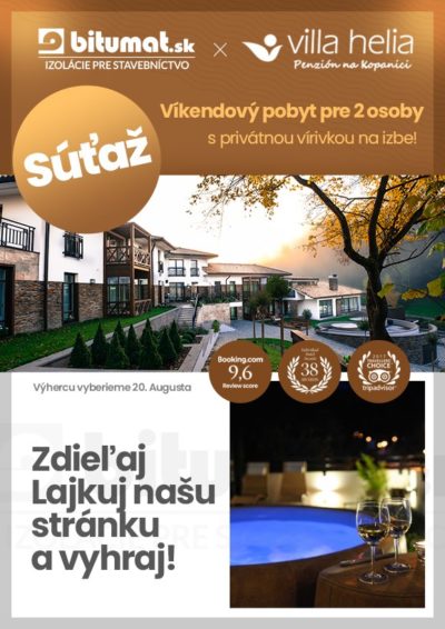 Súťaž o víkendový pobyt v Penzióne Villa Helia