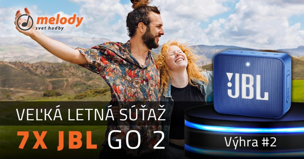 Súťaž o vodeodolný reproduktor JBL GO 2 vo farbe Blue
