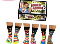 Súťaž o darčekové balenie 6 veselých ponožiek Socks Addict