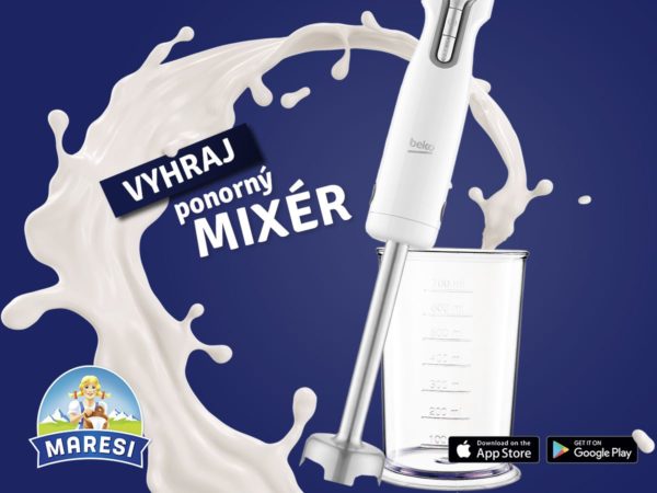 Súťažte s Maresi appkou o ponorný mixér od bekoshop.sk