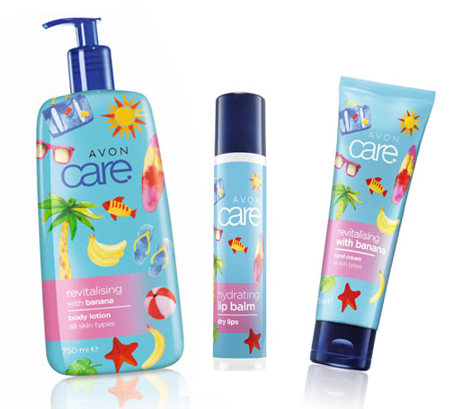 Vyhrajte balíček letnej starostlivosti Avon Care s banánom