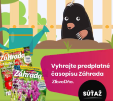 Vyhrajte ročné predplatné časopisu Záhrada