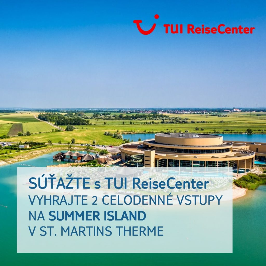 Súťaž o 2 celodenné vstupenky na Summer Island v St. Martins Therme
