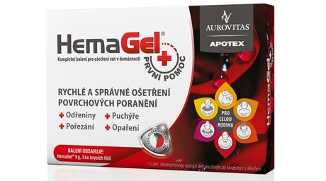 Súťaž o HemaGel prvá pomoc, ktorý urýchluje hojenie rán