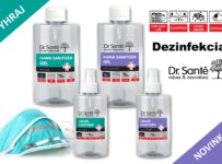 Súťaž o 3 balíčky dezinfekcie od značky Dr. Santé