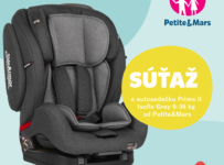 Súťaž o Autosedačku Prime II Isofix Grey 9-36 kg od Petite&Mars