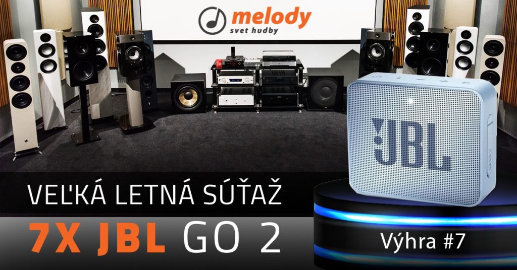 Súťaž o o vodeodolný reproduktor JBL GO2 vo farbe Cyan