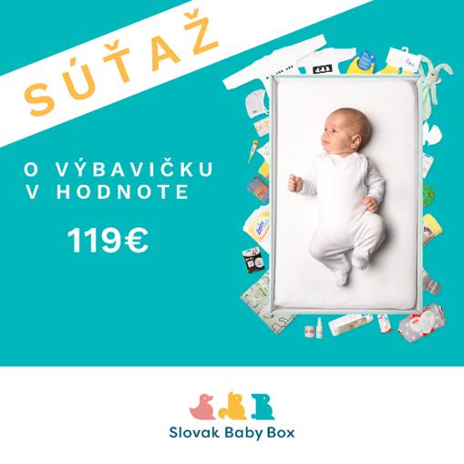 Súťaž o výbavičku od Slovak Baby Box v až 119€