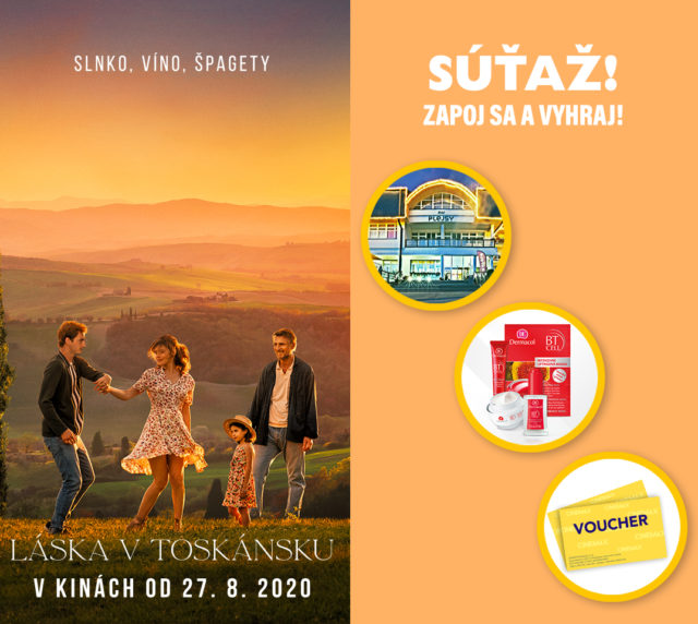 Súťaž s filmom Láska v Toskánsku