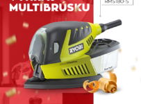 Súťaž 180W Multibrúsku (3 v 1) značky Ryobi