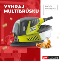 Súťaž 180W Multibrúsku (3 v 1) značky Ryobi