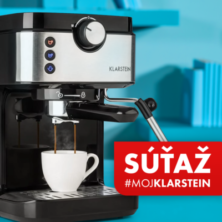 Súťaž o štýlový Espresso kávovar BellaVita od KLARSTEIN