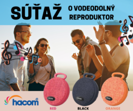 Súťaž o vodeodolný reproduktor