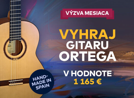 Súťaž o gitaru Ortega M5CS v hodnote 1165 €