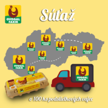 Súťaž o 100 ks krásne žltých vajíčok z podstielkového chovu
