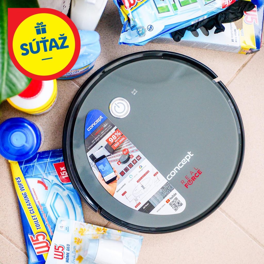 Súťaž o robotický vysávač Concept VR3000