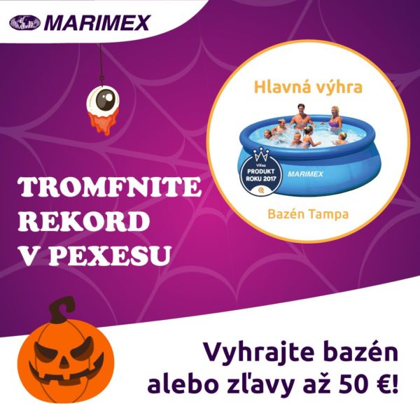 Vyhrajte bazén Marimex alebo zľavové kódy