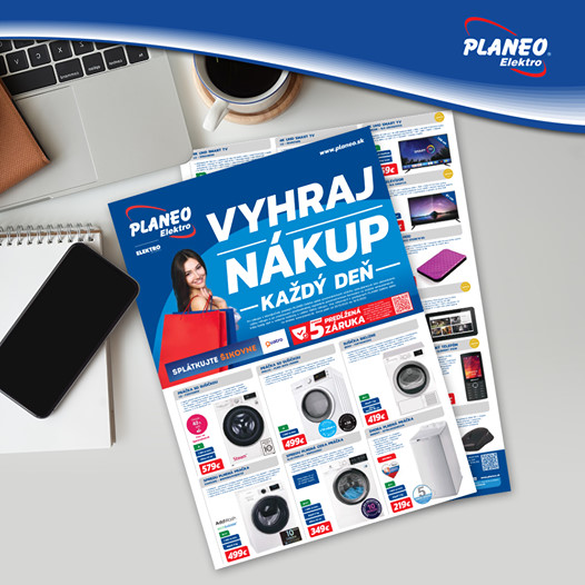 Vyhrajte svoj nákup v PLANEO Elektro