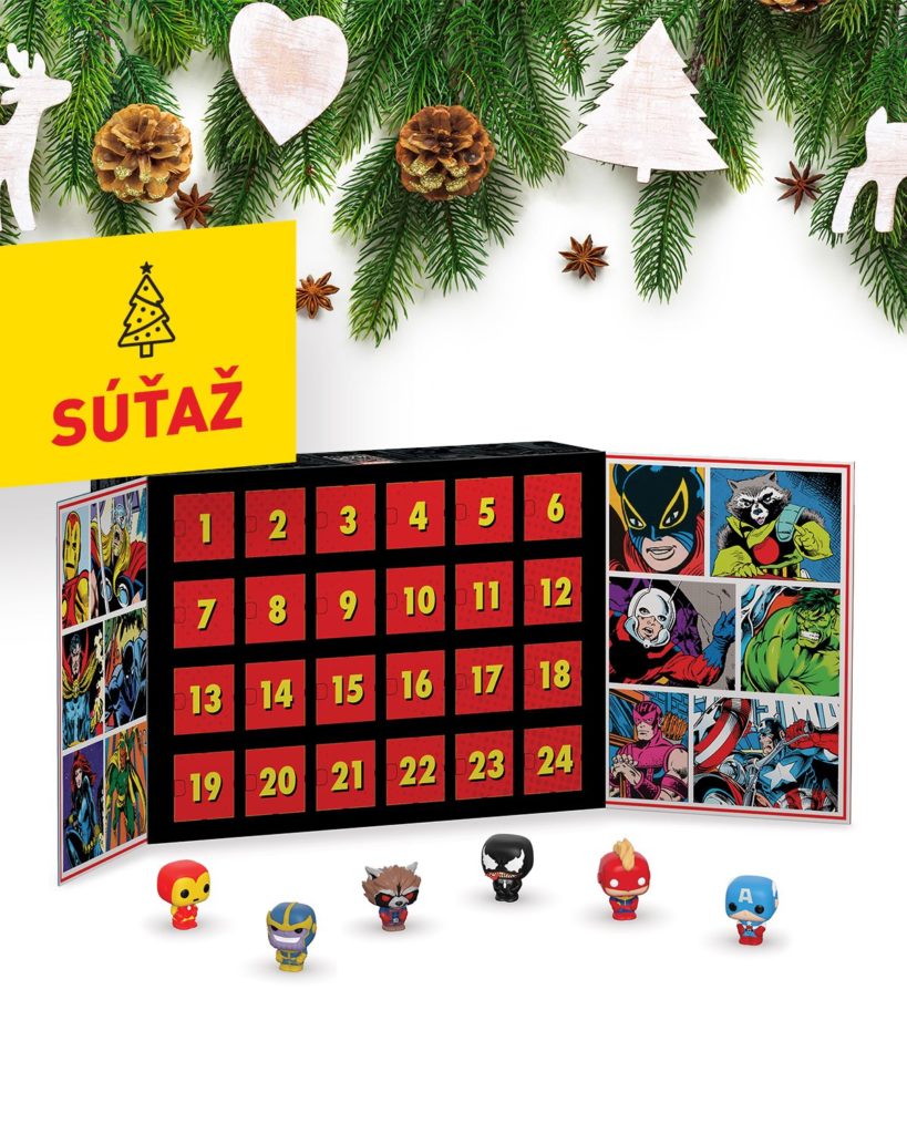Súťaž o 10x špeciálny adventný kalendár Marvel