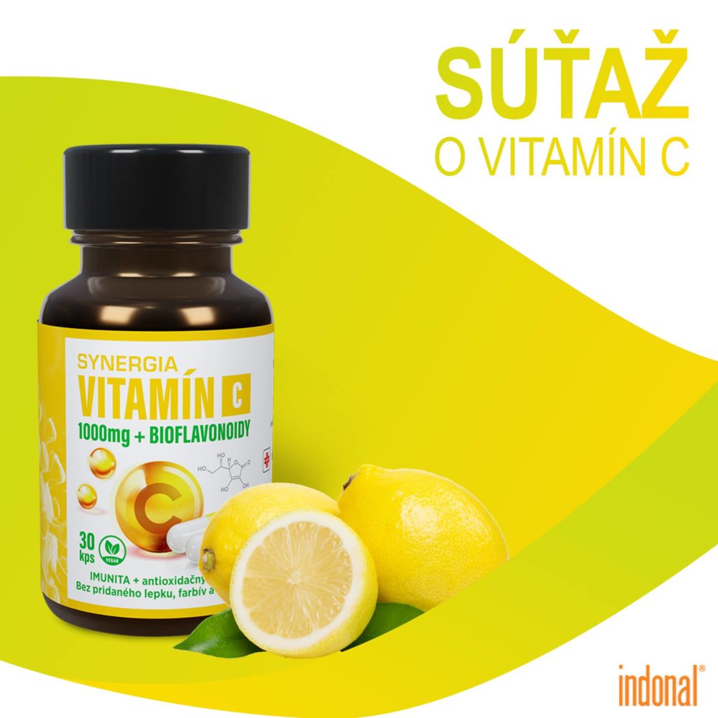 Súťaž o SYNERGIA vitamín C 1000 mg + Bioflavonoidy