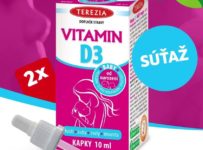 Súťaž o balíček dvoch produktov TEREZIA VITAMÍN D3 BABY