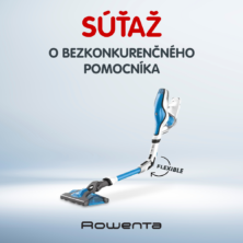 Súťaž o bezdrôtový tyčový vysávač Rowenta Force Flex 560 Aqua