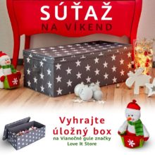 Súťaž o úložný box na Vianočné gule značky Love It Store