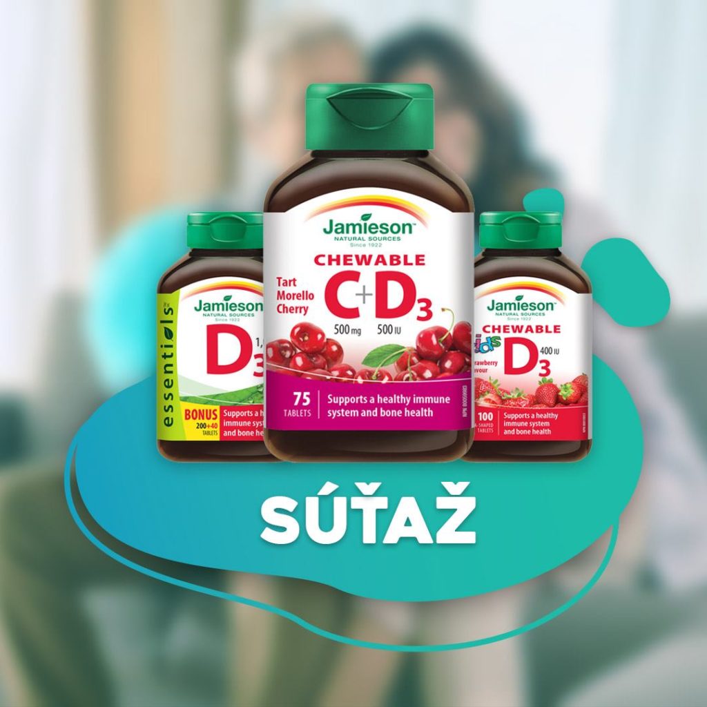 Súťaž o vitamínové balíčky Jamieson