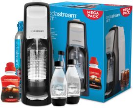 Súťaž o výrobník sódovej vody SodaStream Jet B&W MegaPack LE