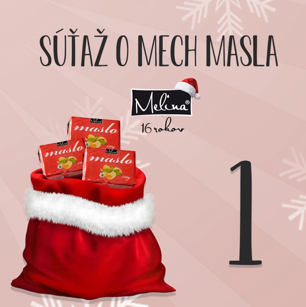 Melina adventný kalendár o mech masla