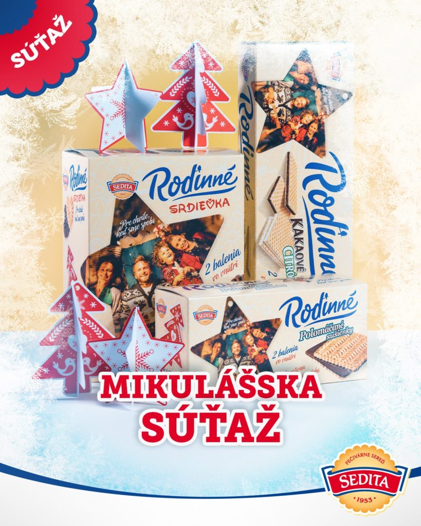 Mikulášska súťaž SEDITA o 3 darčekové balenia