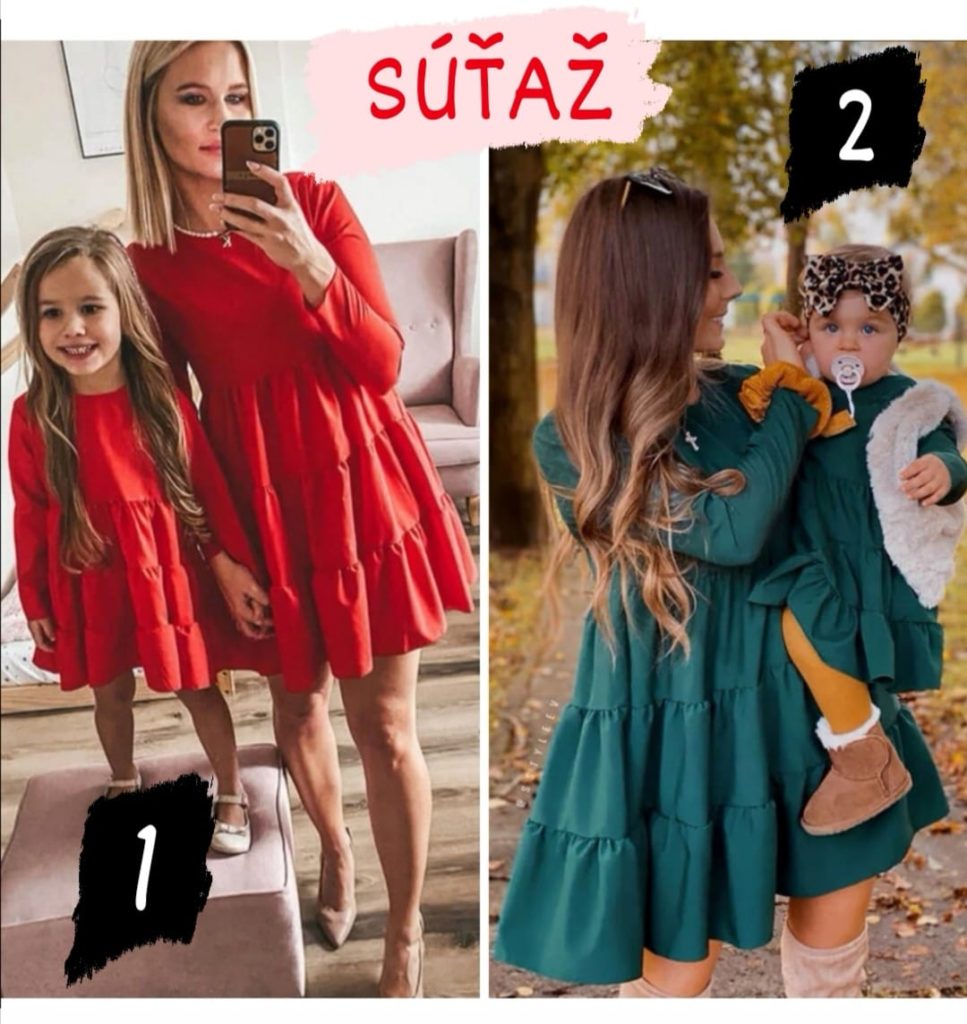 Súťaž o rovnaké oblečenie pre mamu a dcéru