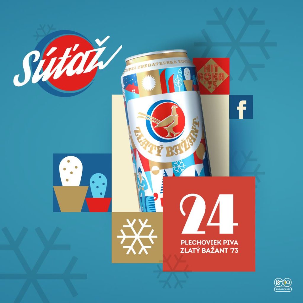 Súťaž o vianočnú zásobu piva Zlatý Bažant