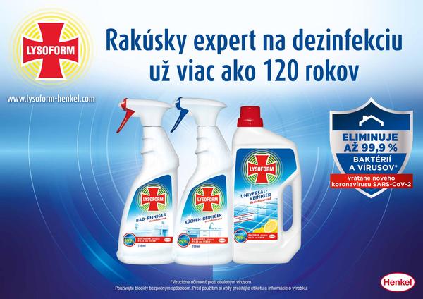 Súťaž s rakúskym expertom na dezinfekciu – značkou Lysoform