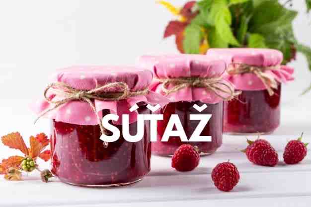 Súťaž o 3ks domáceho malinového lekváru bez cukru