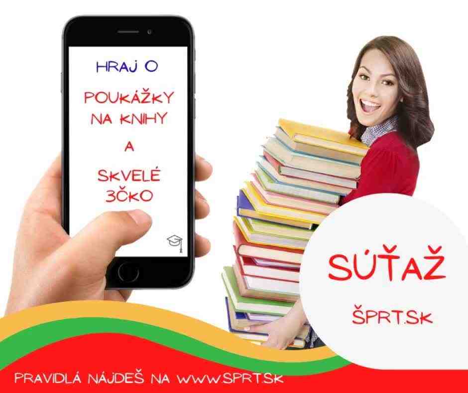 Súťaž o poukážky na nákup kníh a super 3čko Šprta