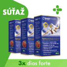 Súťaž o 3x DIAS FORTE kolagén v 30 sáčkov