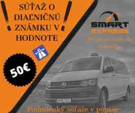 Súťaž o diaľničnú známku v hodnote 50€