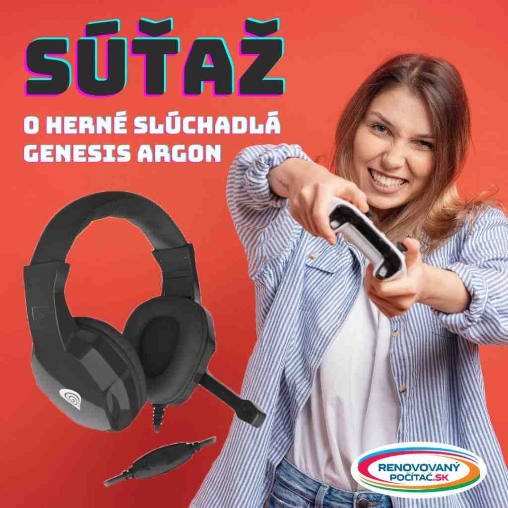 Súťaž o herné stereo slúchadlá Genesis Argon