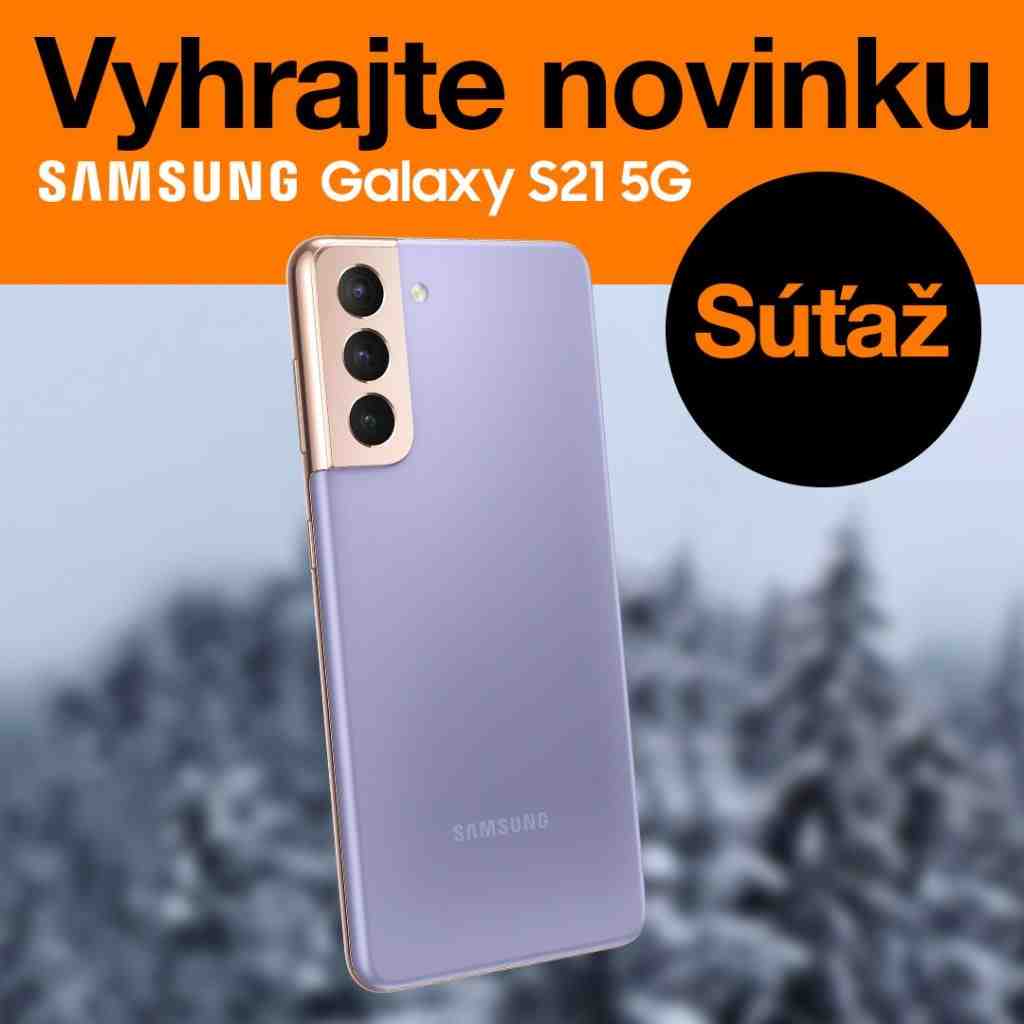 Súťaž o najnovší Samsung Galaxy S21 5G