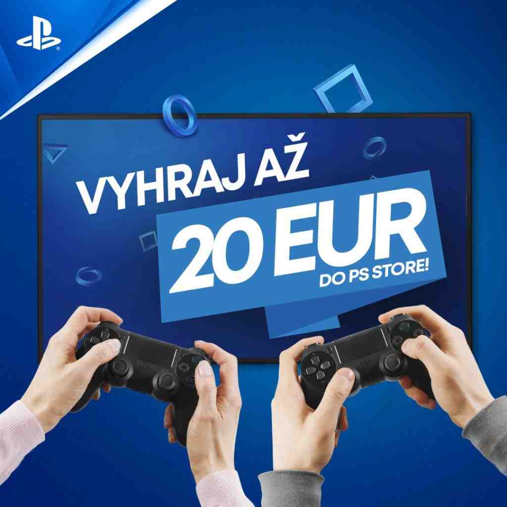 Vyhrajte 20 Eur na shopping na PS Store