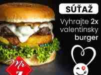 Vyhrajte 2x Valentínsky burger