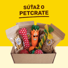 Súťaž o Petcrate plný pamlsiek, hračiek a prekvapenia