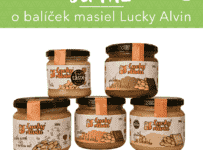 Súťaž o balíček orechových masiel Lucky Alvin