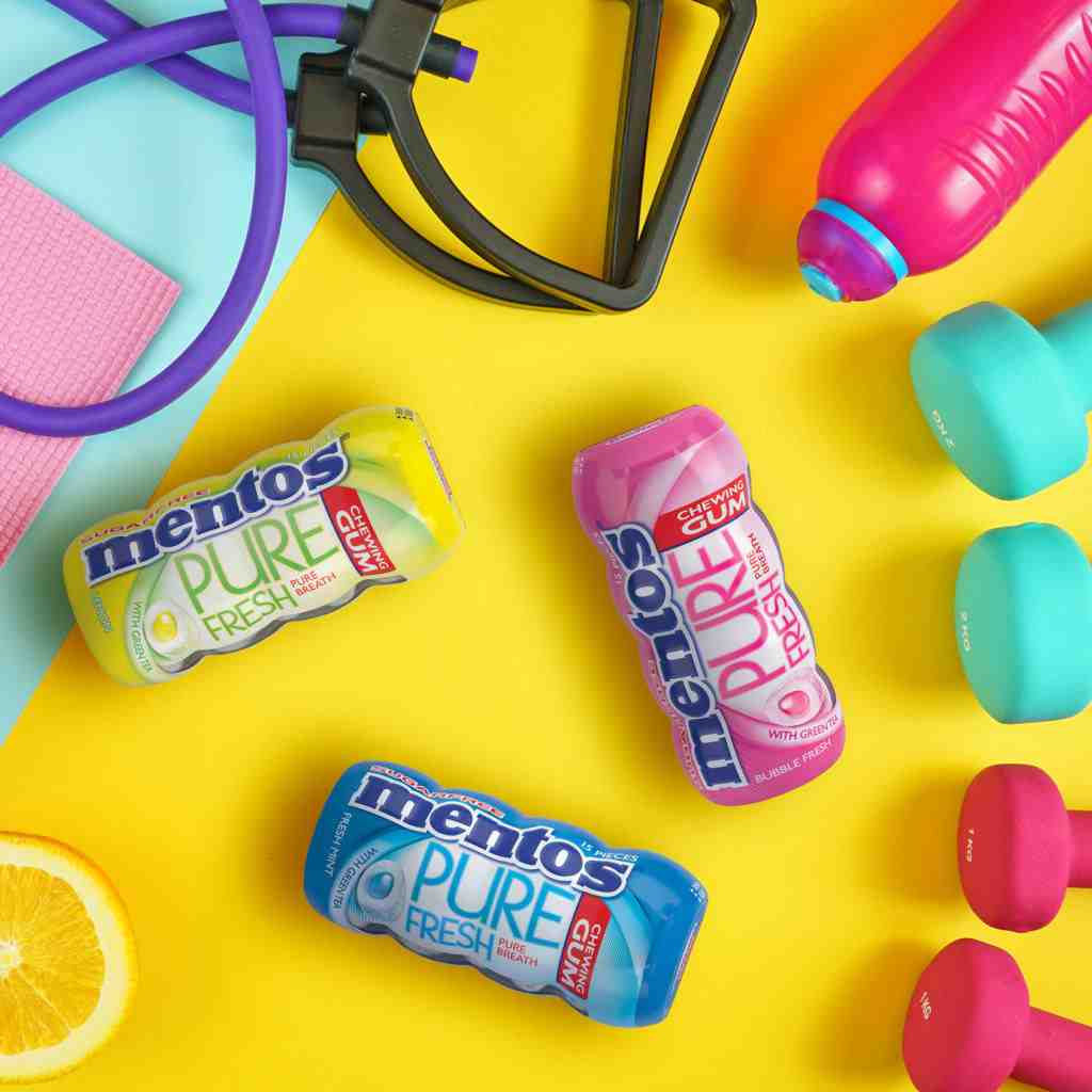 Súťaž o mega zásielku extra šťavnatých žuvačiek MENTOS PURE FRESH v hodnote 20€