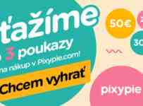 Súťaž o poukážky na nákup v e-shope Pixypie
