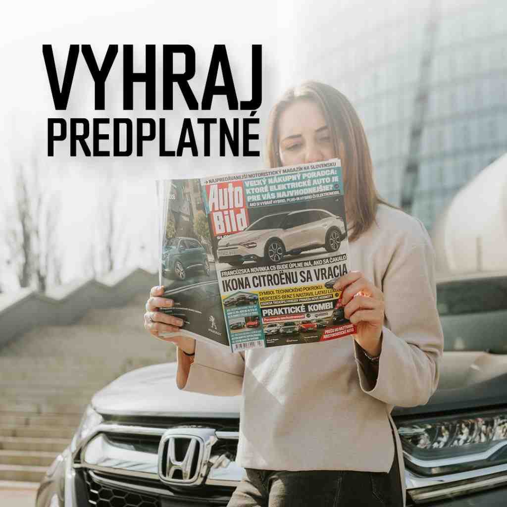 Súťaž o ročné predplatné časopisu Auto Bild