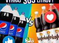 Vyhraj 365L Kofoly alebo Pepsi
