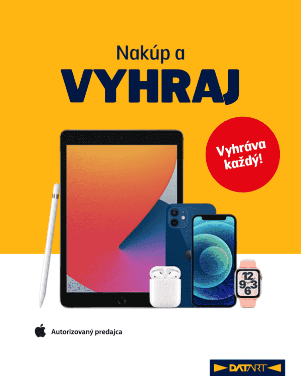 Vyhraj produkty Apple, zľavu na nákup alebo Red Bull