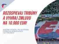 Rozospievaj futbalové tribúny a vyhraj zmluvu na 10.000 EUR